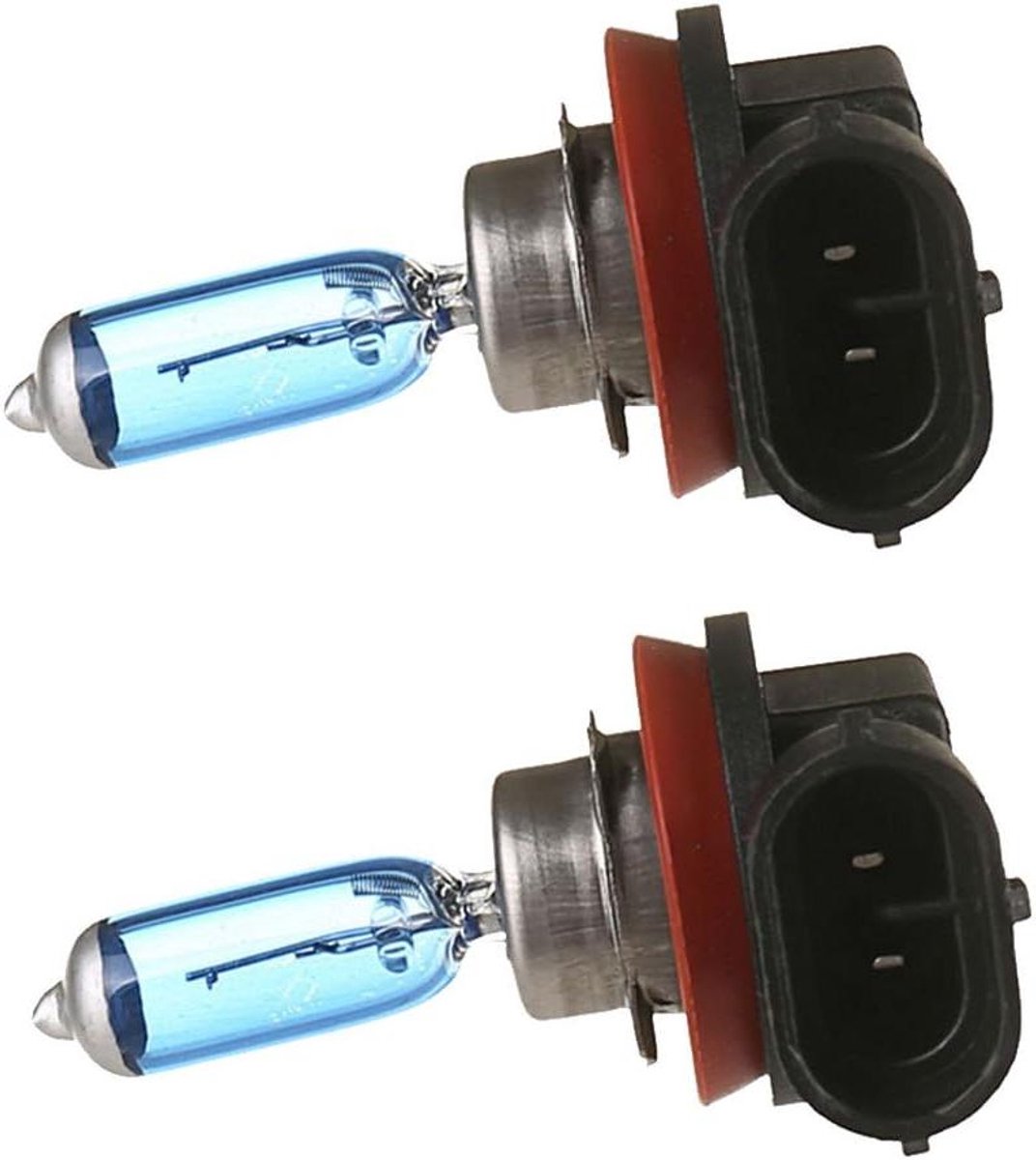 Halogeen Koplampen - Autolampen Xenon Gas - Veiliger Rijden - 6000K Wit Licht - 2 Stuks - Wit