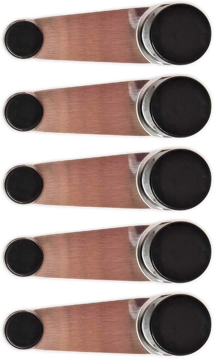 Deurstopper Set - Deurhouder Stopper - Muren Beschermen - 360 Graden Draaibaar - 5 Stuks - Zwart