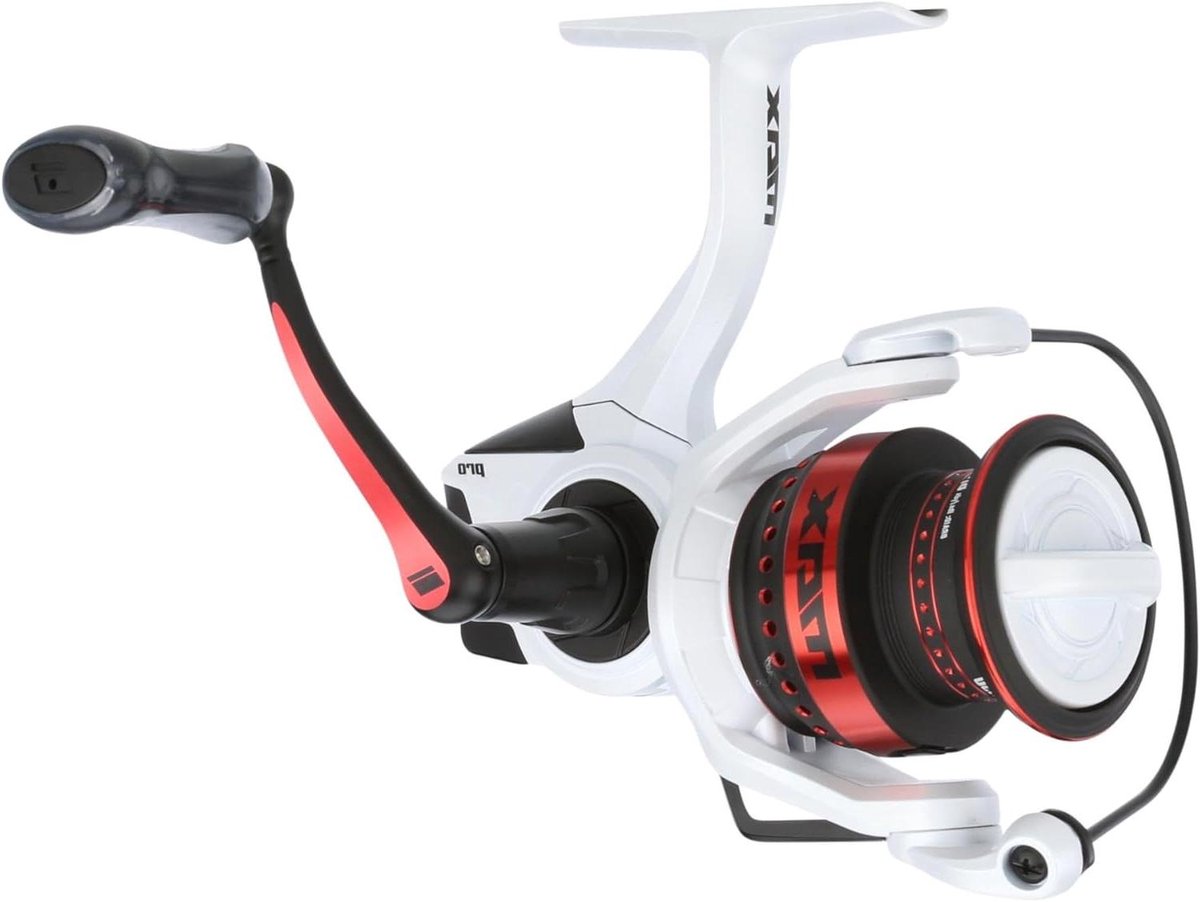 Spinmolen Vissen - Vismolen Reel - Zoetwatervissen - Lichtgewicht Grafiet Frame - 1000s - Wit Rood