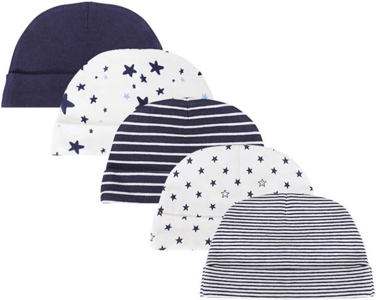 Baby Muts en Wanten Set - Baby Handschoenen en Hoofddeksel - Baby Warm Houden - 10 Stuks Set