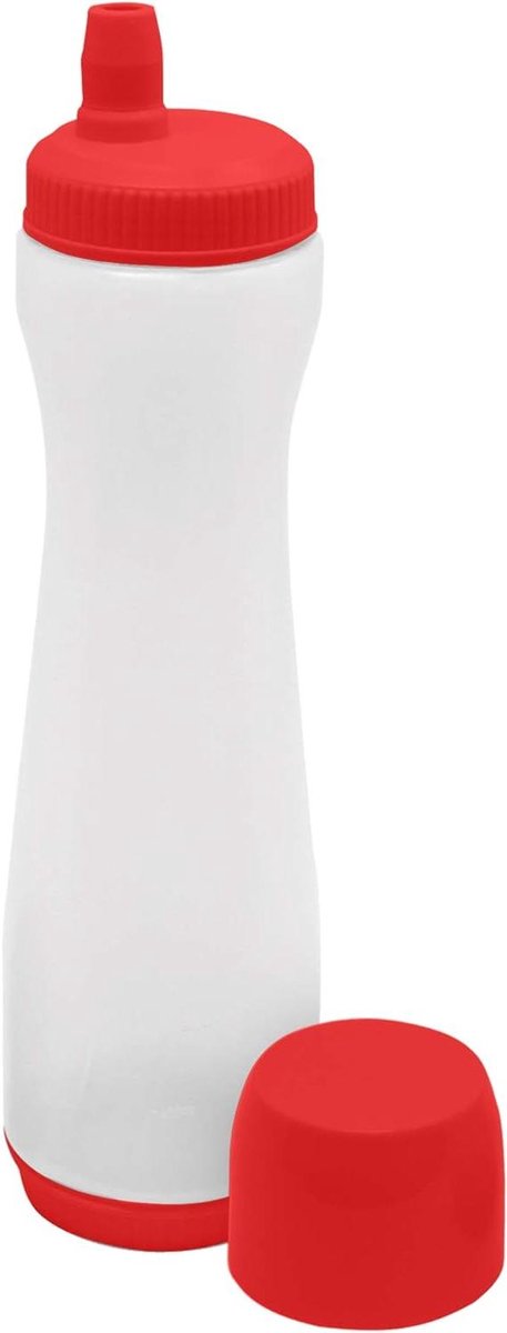 Pannenkoekenpen - Beslagdispenser - Bakken Thuis - Precisie Vormgeving - 0.7 L - Rood