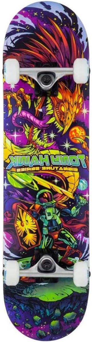 Compleet Skateboard Instapmodel Skateboard Beginnersboard Leren Skaten 7-laags Esdoornhout 775 inch Cosmic