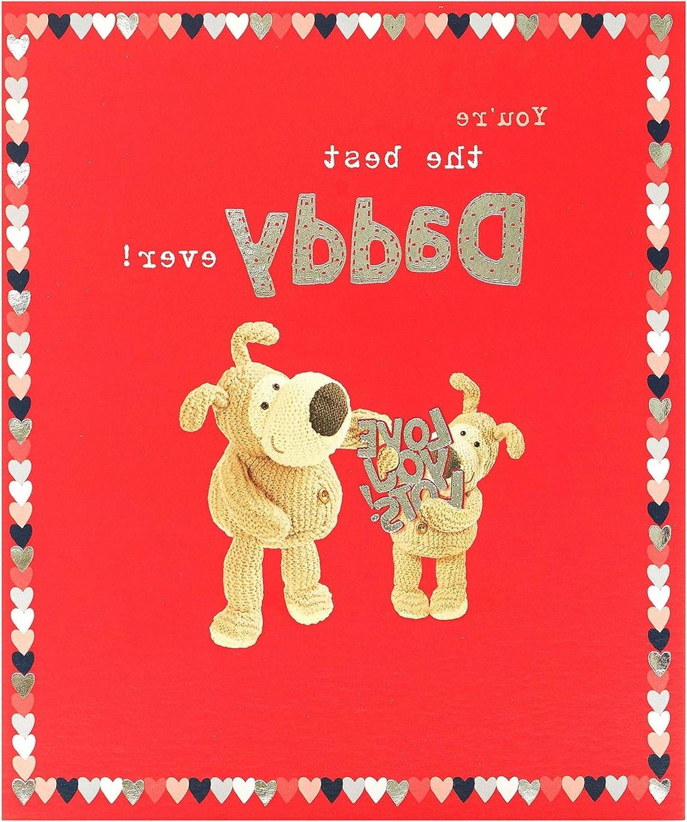 Valentijnskaart Vader - Kaart voor vader - Liefde tonen - Met Boofle ontwerp - 159 x 184 mm - Niet gespecificeerd