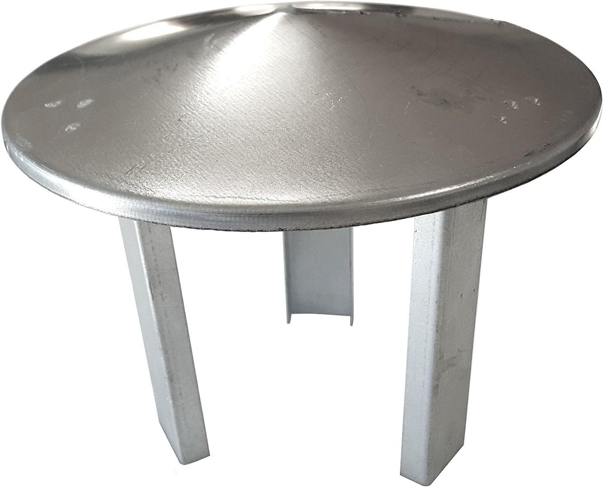 Regenhoes - Dakdoorvoer Kap - Afvoer Beschermen - Verzinkt Staal - DN 160 mm - Zilver
