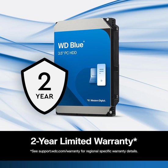 Interne Harde Schijf - Harde Schijf PC - Opslag Uitbreiden - Solide Betrouwbaarheid - 4 TB - Blauw van Interne Harde Schijf — afbeelding 2