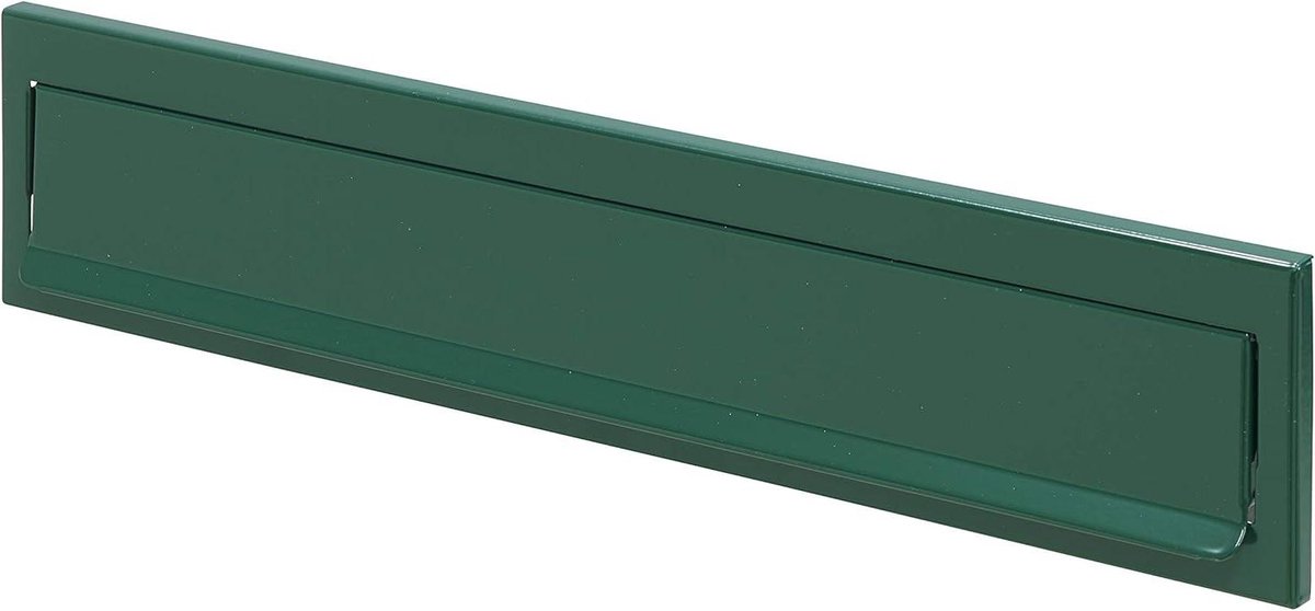 Brievenbus staal - Brievenklep brievenunit - Post ontvangen - Corrosiebestendig - 342 x 73 cm - Groen