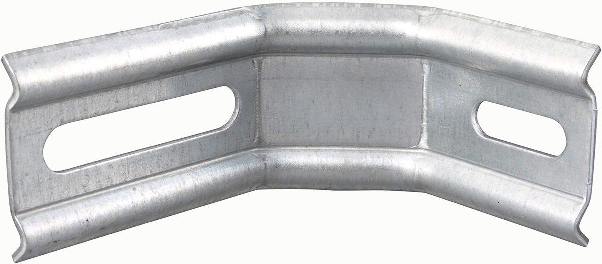 Stelhoek Houtverbinder - Versterkingshoek Hoekbeugel - Houtverbindingen Maken - Twee maal 45 graden - 50 x 30 x 110 mm