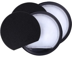 Sillar 2x stofzuigerfilter voor Bosch Serie 2 - wasbaar - complete filterset- schuimfilter - niet-geweven filter - vervanging voor BGS05X240/03, BGS05A320/01, BGS05A322/01