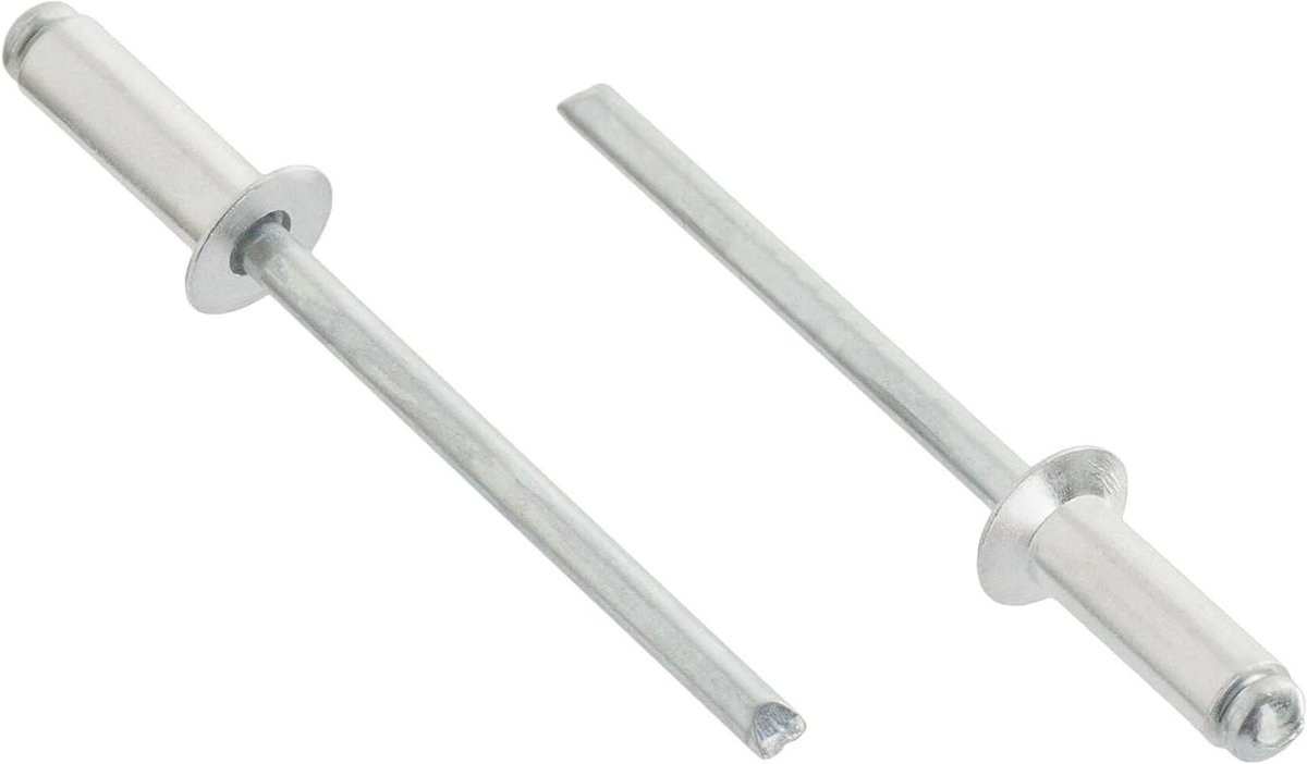 Blind Pop Klinknagel - Verzonken Hoofd - Vastzetten Materialen - Aluminium Staal - 4.8x14mm 20 Stuks - Zilver