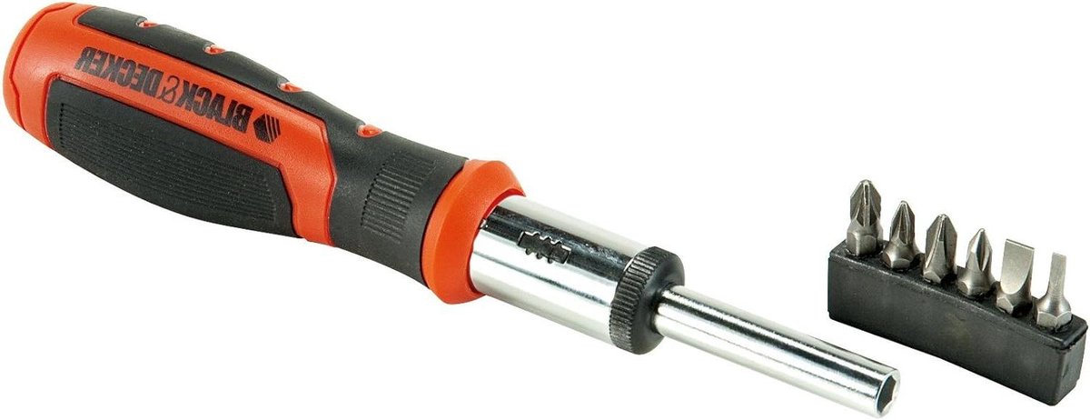 Multifunctioneel Gereedschap - Gereedschap Set - Klus Klussen - Ergonomische Handgreep - 7-delig - Zwart