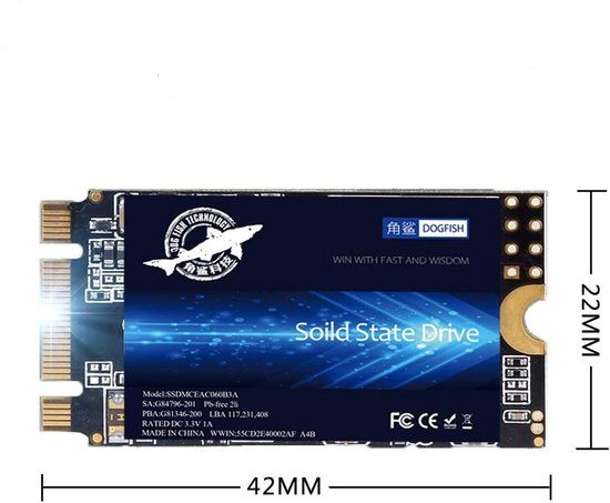 Interne SSD - Solid State Drive Harde Schijf - Computer Upgrade - M.2 2242 Formaat - 120 GB - Niet gespecificeerd — afbeelding 5