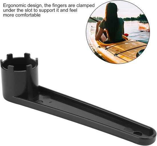 Ventiel Sleutel - Boot Ventiel Tool - Boot Reparatie - 6-Groef Ontwerp - 1x1x1 cm - Wit — afbeelding 5