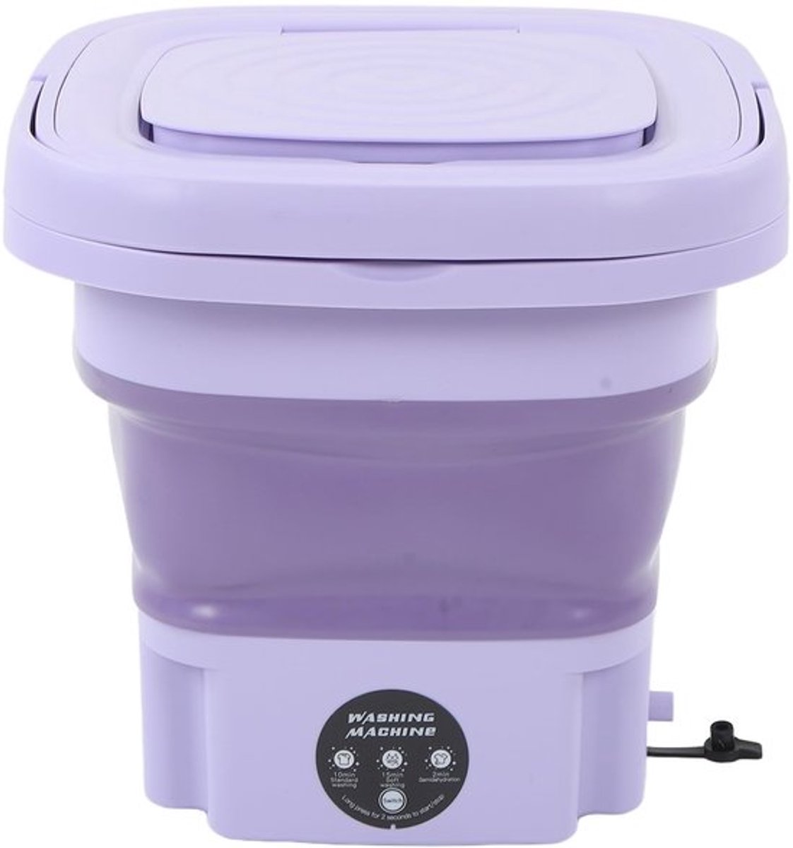 Dailygoods- Wasmachine Draagbaar 8L - Geluidsarm - Opvouwbaar