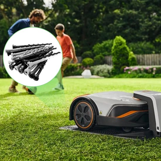 20 stuks grasmaaierbouten, voor laadstation 14 cm grasmaaier laadstation ankerbouten, ankerbouten gazonrobot ankerbouten, tuingereedschap — afbeelding 4
