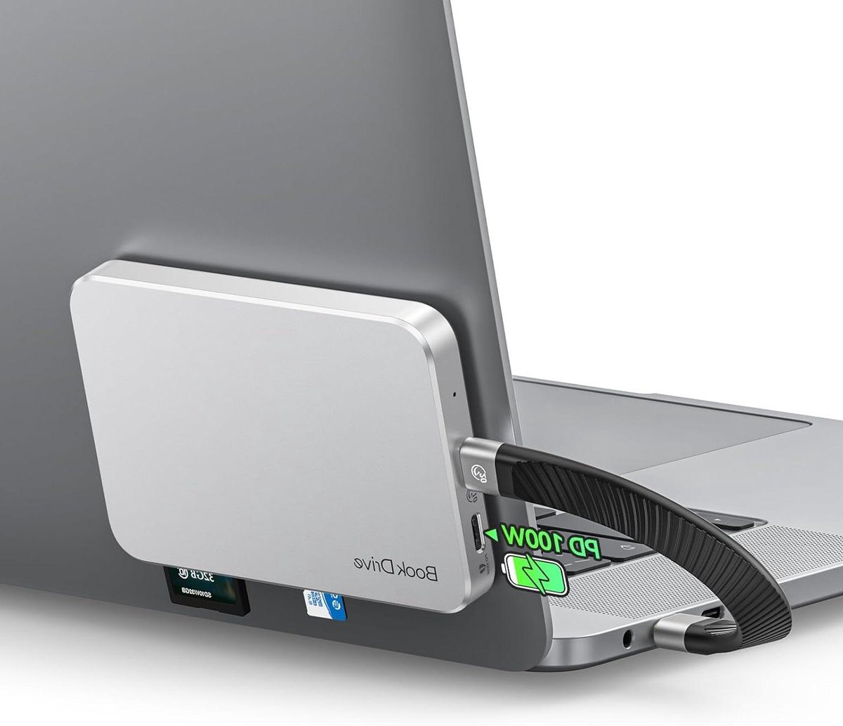 Magnetische Externe SSD - Draagbare Opslag - Bestanden Overzetten - Plug-and-play - 1 TB - Zwart