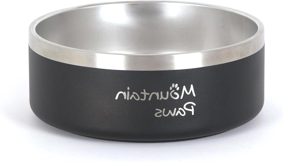Honden Voerbak - Hondenbak RVS - Veilig Eten - Antislip Basis - 18 cm Diameter - Zilver