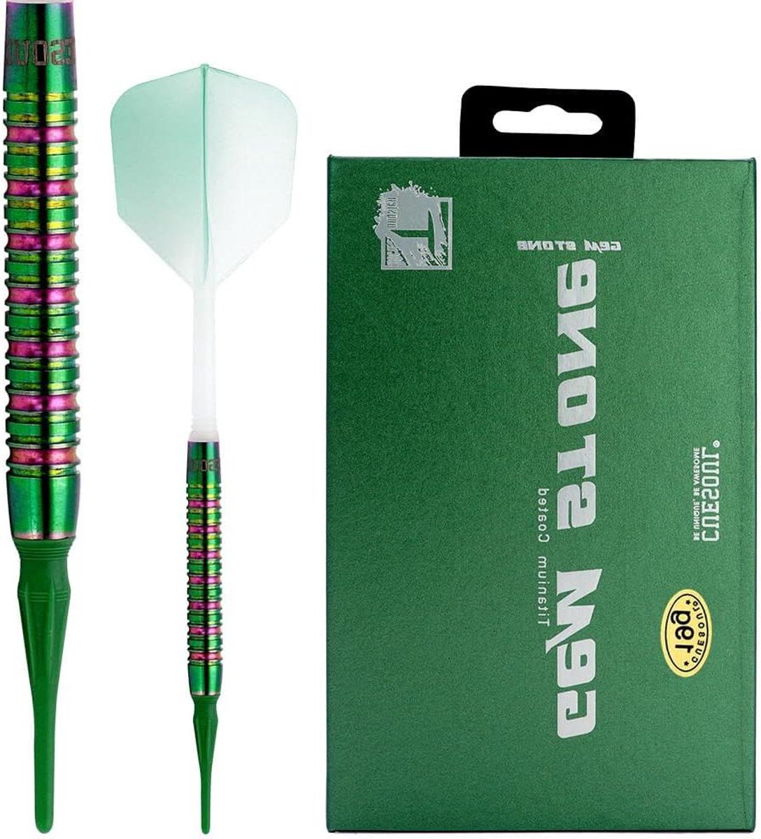 Dart Set - Dartpijlen Set - Precisie Werpen - 90% Tungsten - 19g - Groen