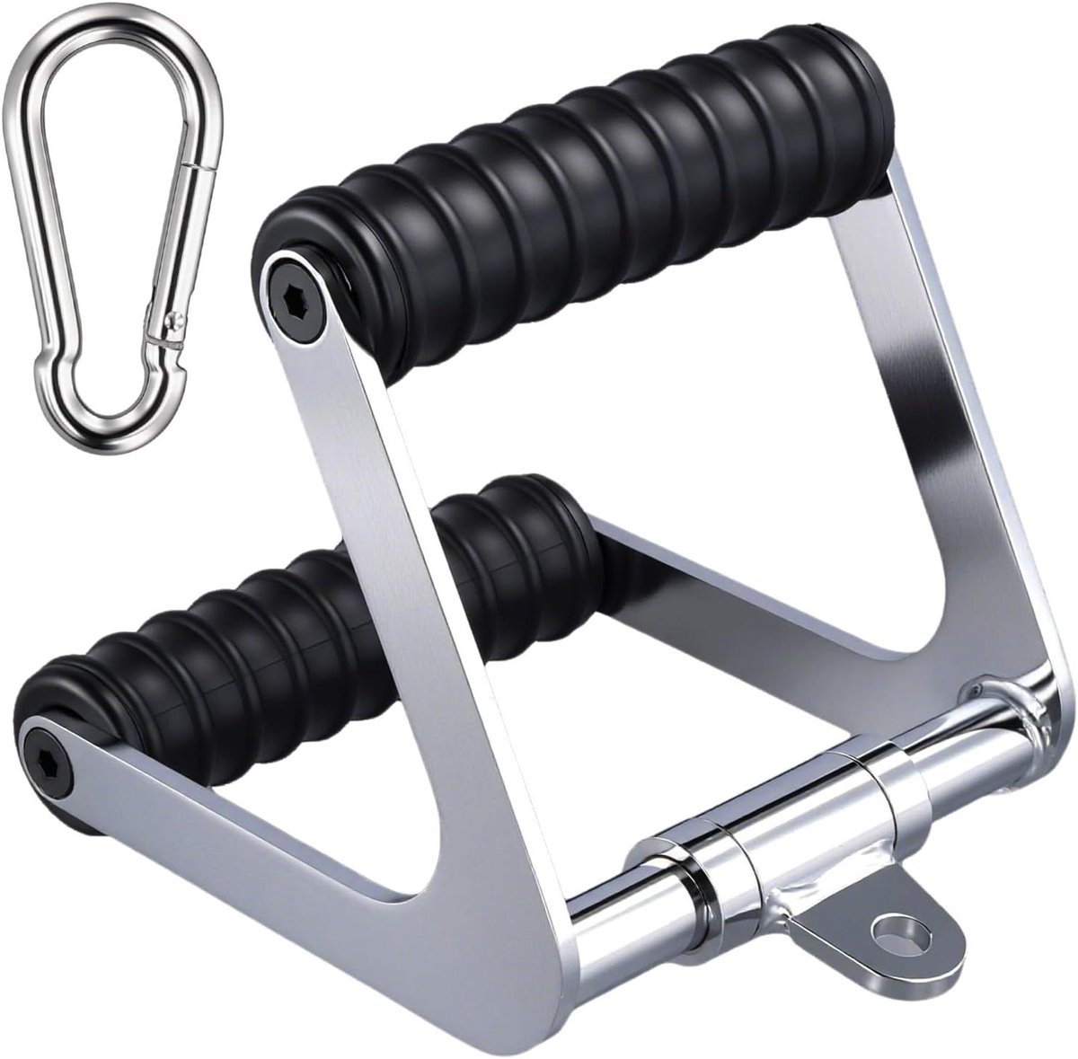 T-Bar Row Handvat - V-greep Roeigreep - Krachttraining Fitness - Antislip TPE Handgrepen - 14 x 14 x 17 cm