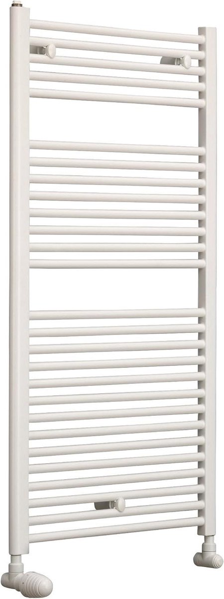 Design Badkamer Radiator 117x60 cm Wit - Handdoekdroger & Verwarming met 680W Vermogen
