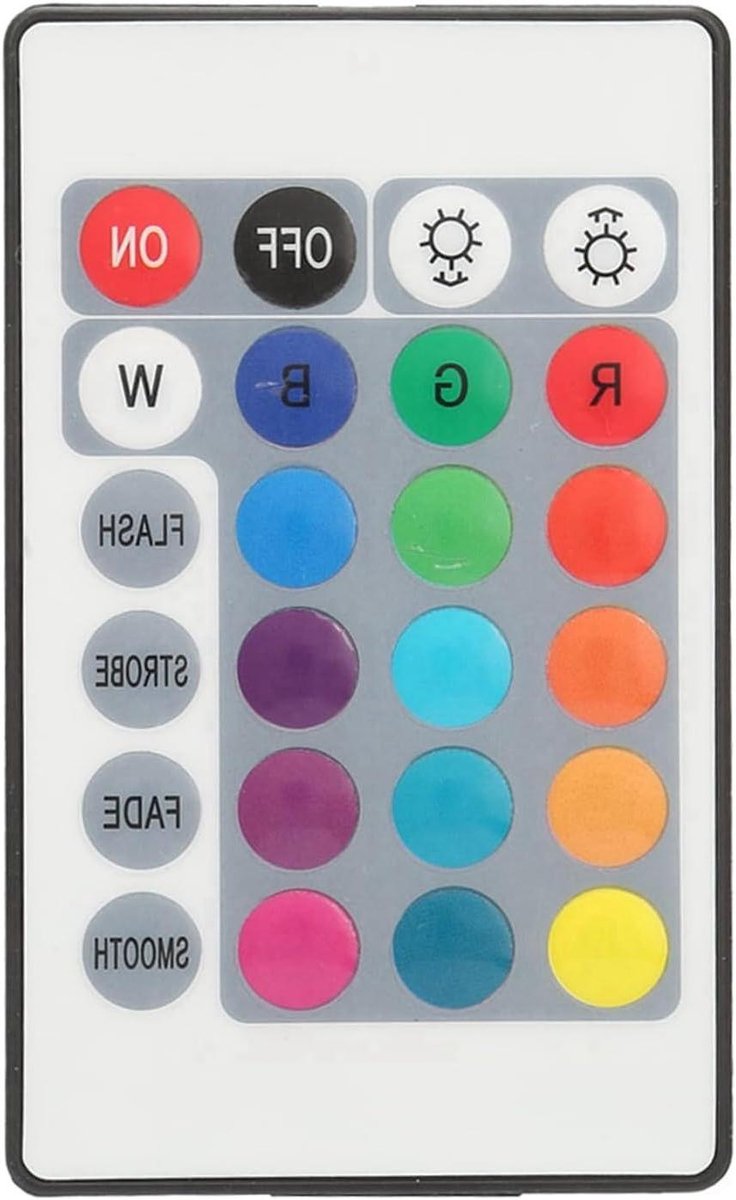 LED Strip Controller - Afstandsbediening Verlichting - Sfeerverlichting Creëren - 24 Toetsen IR - USB - Multicolor