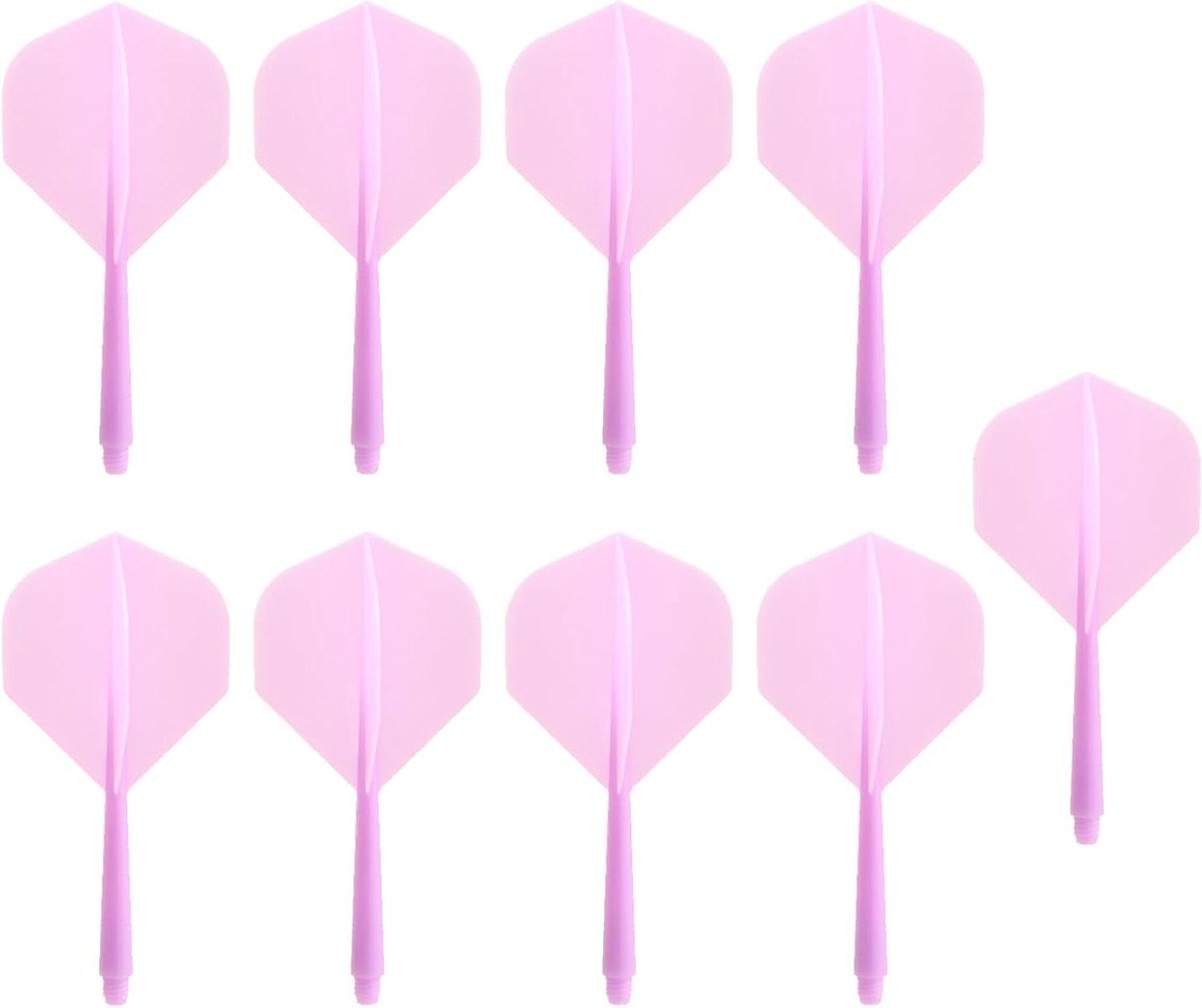 Dartshafts en Flights - Dartpijlen Accessoires - Darts Spelen - Uit Eén Stuk - 75 mm - Paars