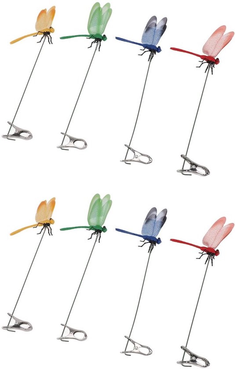 Allecto - 3D Fake Dragonfly Clips - Decoratieve Tuindecoratie