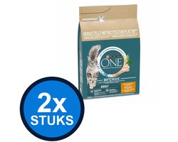 2x Purina One - Adult Kip&Verse Groenten - Kattenvoer Droogvoer - 3 kg