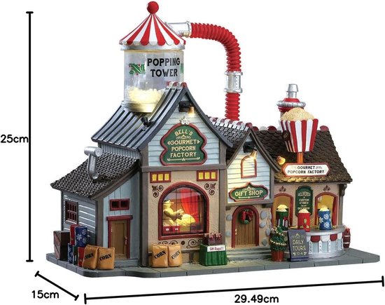 Popcorn Fabriek - Snoepgoed Machine - Feestelijke Snacks Maken - Met Geluid en Licht — afbeelding 2