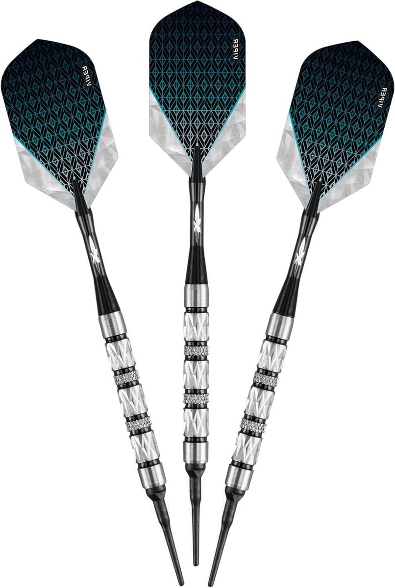 Soft Tip Darts - Pijltjes Set - Precisie Werpen - 90% Tungsten - 16 gram - Zwart