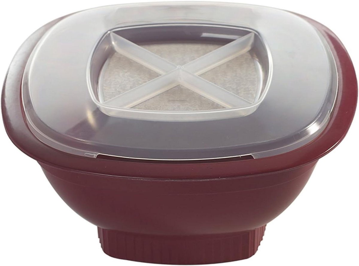 Popcorn Maker - Popcorn Popper - Popcorn Maken - Magnetronbestendig - 12 Koppen - Rood