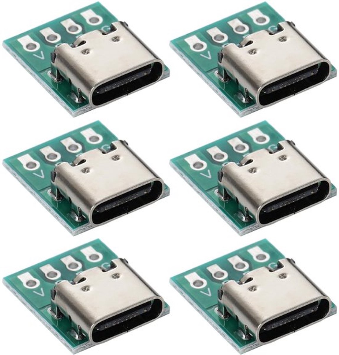 Allecto - USB Type-c Connector - 16-pins Adapter - Geschikt voor