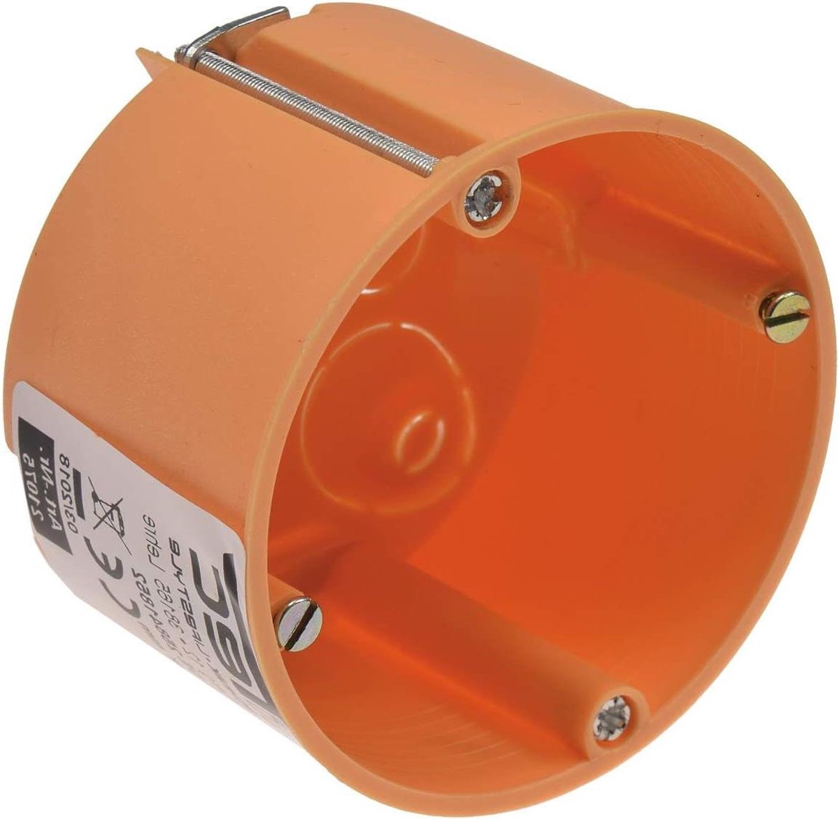 Holle Wanddoos - Inbouwdoos - Elektra Installeren - Conform DIN VDE - Ø 68 mm 47mm diep - Grijs