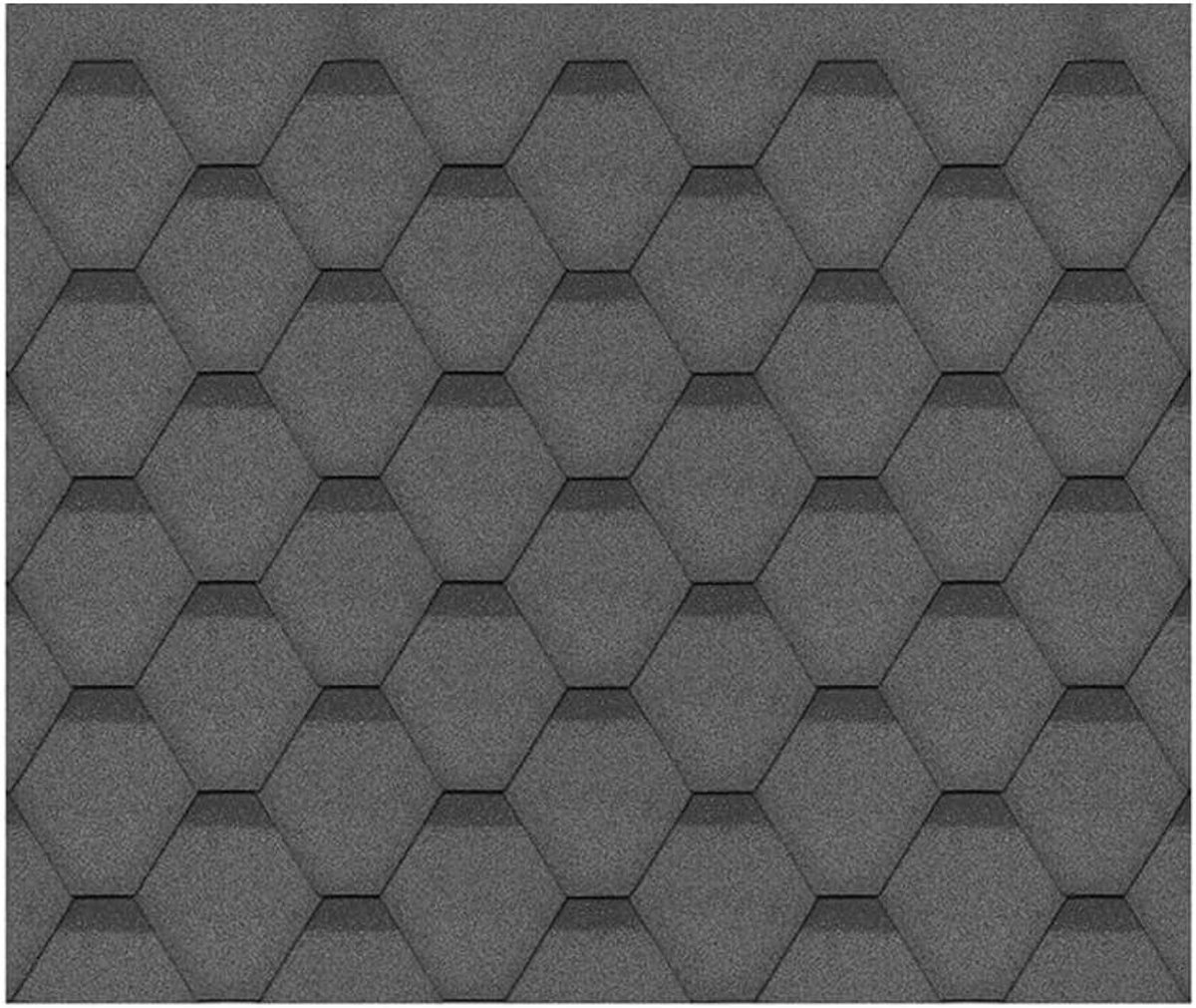 Dakshingles Bitumen - Dakbedekking Set - Tuinhuis Afwerken - Weerbestendig Ontwerp - 3 m² - Zwart