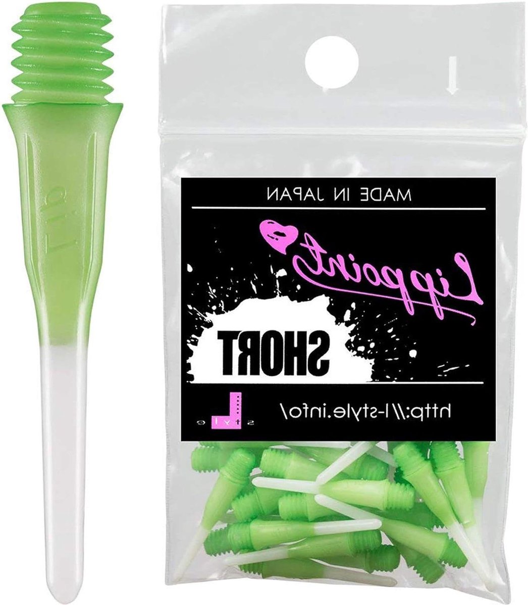 Dart Tips - Zachte Punten - Precisie Darts - Vermindert Stuiteren - 30 Stuks - Groen