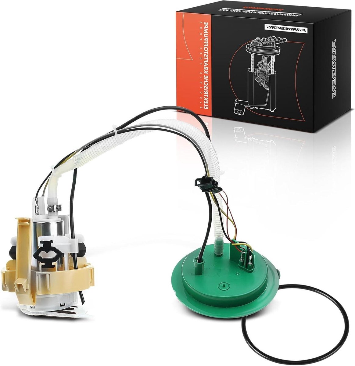 Brandstofpomp Auto - Benzinepomp Motor - Motoronderhoud - Specifiek Model - 34 x 17.5 cm - Zwart