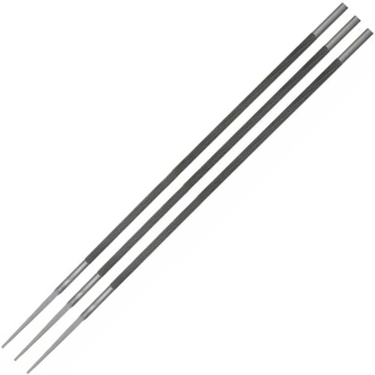 Kettingzaag Vijlenset - Metaal Vijlen - Zaagblad Onderhoud - Precisie Slijpen - 3.5mm Diameter - Metaal Kleur