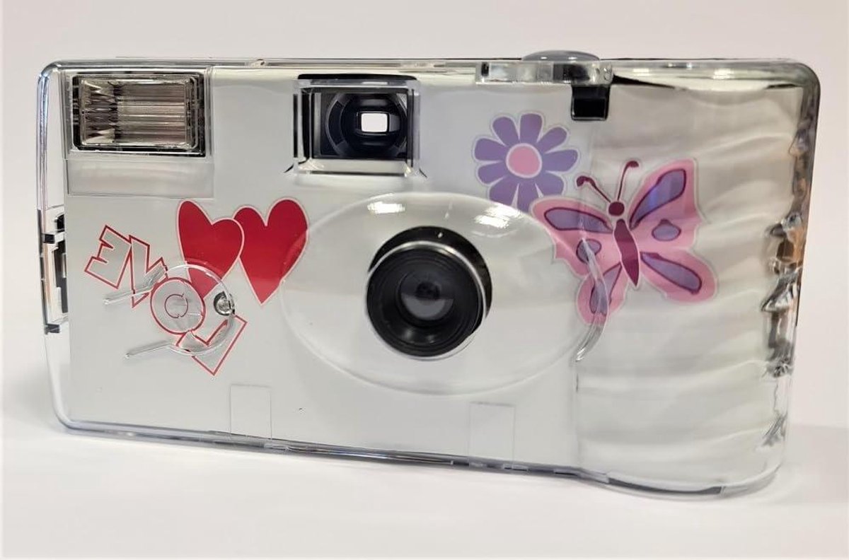 Wegwerpcamera Set - Party Camera - Momenten Vastleggen - Dubbele Pakket - 2x 27 Opnames - Wit