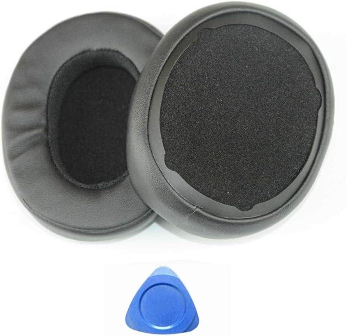 Oorkussens Vervanging - Oor Kussens - Hoofdtelefoon Comfort - Memory Foam - 1 Paar - Zwart