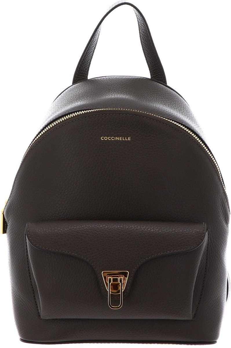 COCCINELLE Leren vrijetijdsrugzak Beat Generatio Backpack Fango donkergroen
