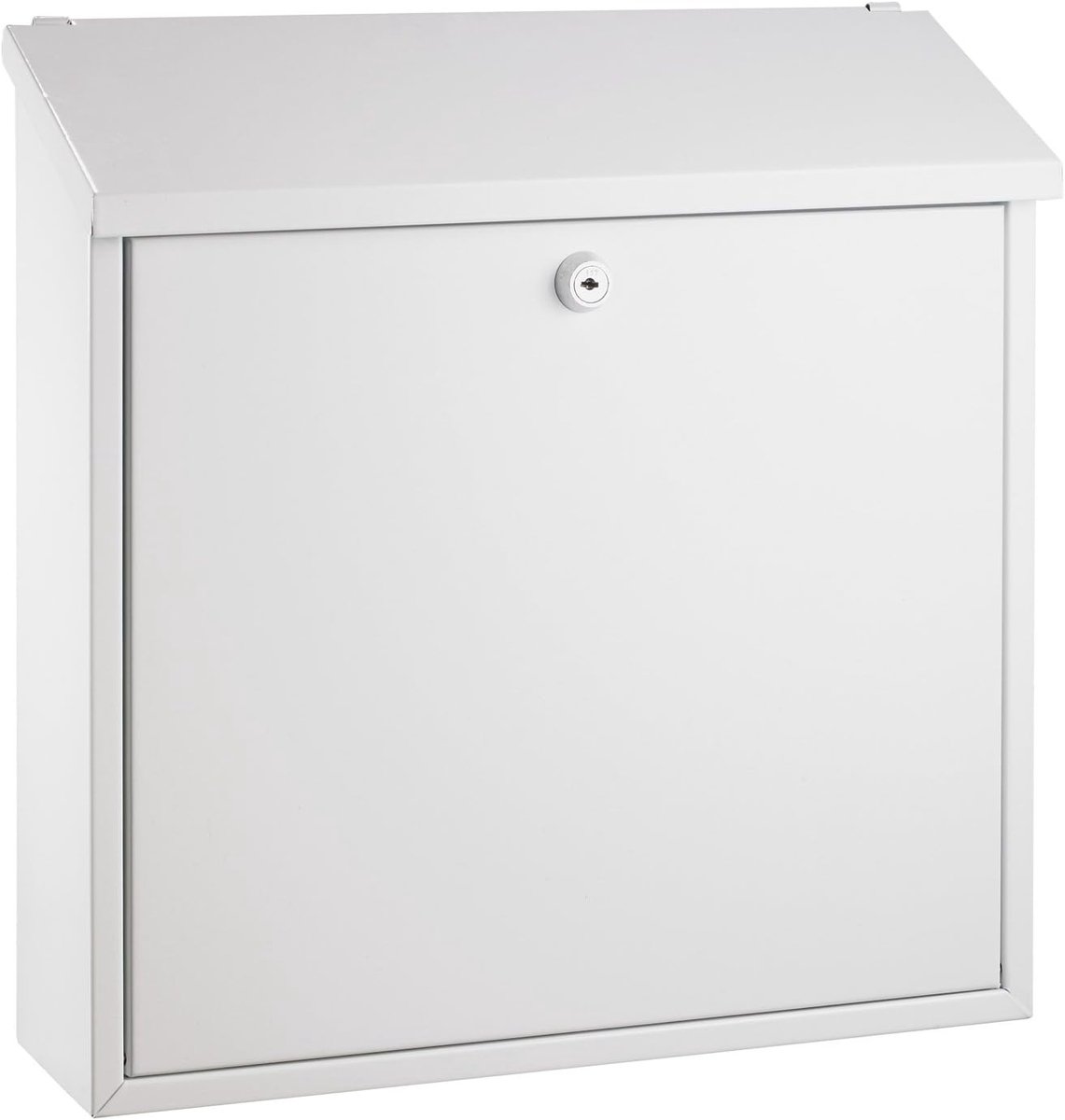Brievenbus - Postbus Muurbus - Veilig Post Ontvangen - Roestvrij Staal - 32 x 22 x 9 cm - Zilver
