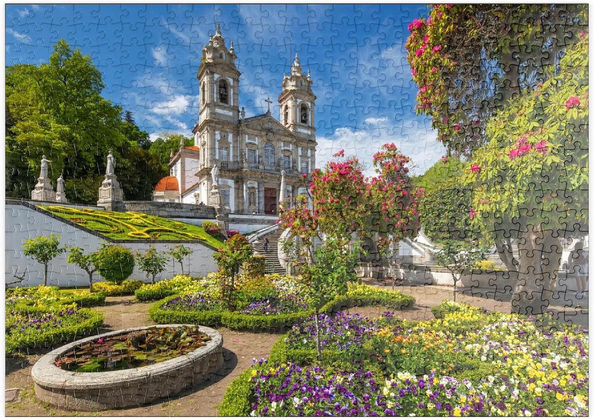 500 Stukjes Legpuzzel - Heiligdom Bom Jesus do Monte, Braga Portugal