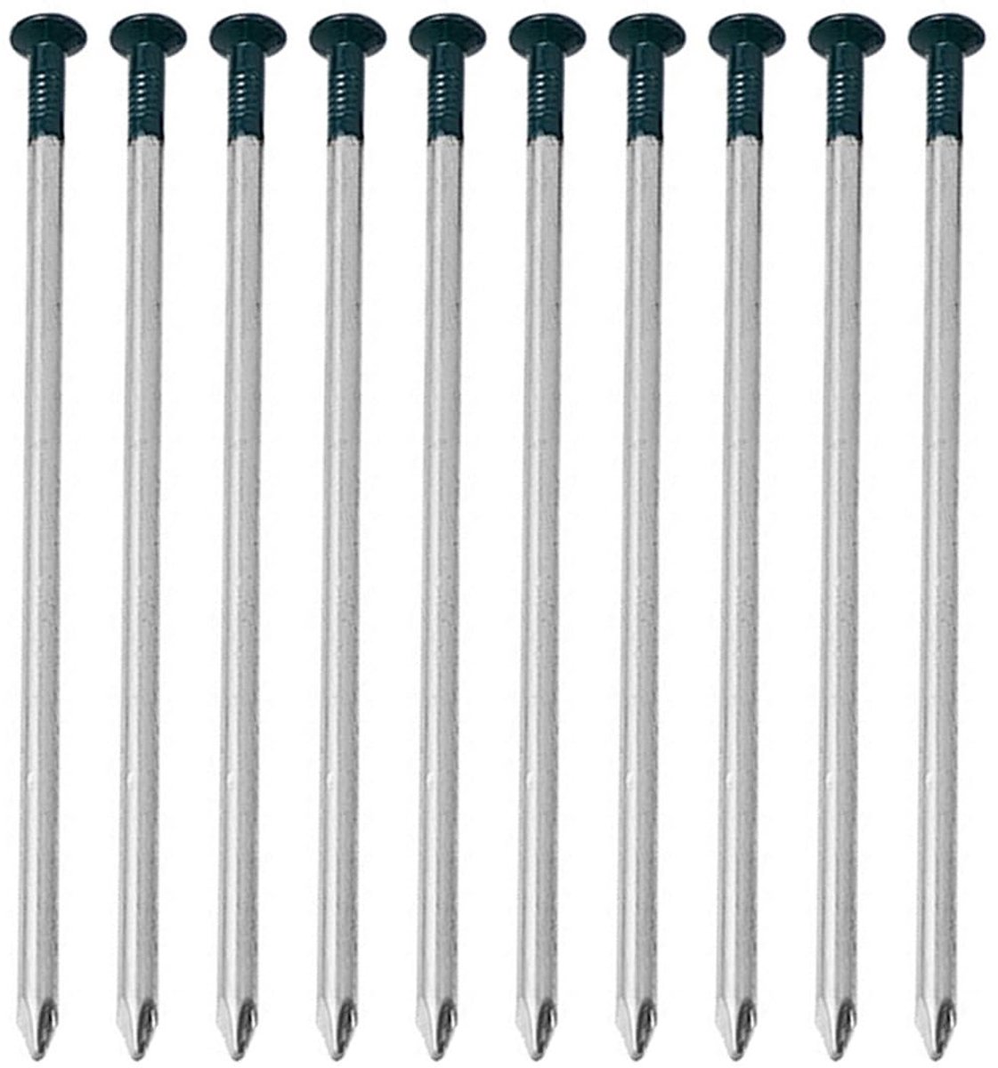 Kunstgrasnagels, 5 mm x 150 mm, verzinkte ronde kop, tuin, stalen spijkers voor gazonbevestiging