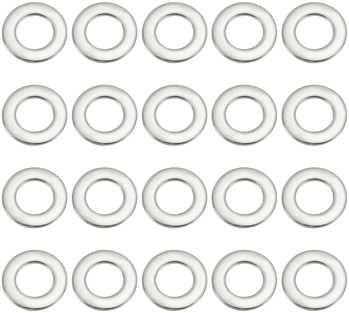 Onderlegringen, verpakking van 20 316 roestvrij staal 3/4" ID x 1 1/3" OD x 0,12" dikke sluitring platte sluitring voor schroeven bouten assortiment