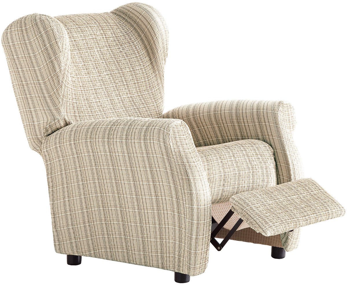 Home Fauteuil hoes, elastisch Relax 32x42x8 cm beige