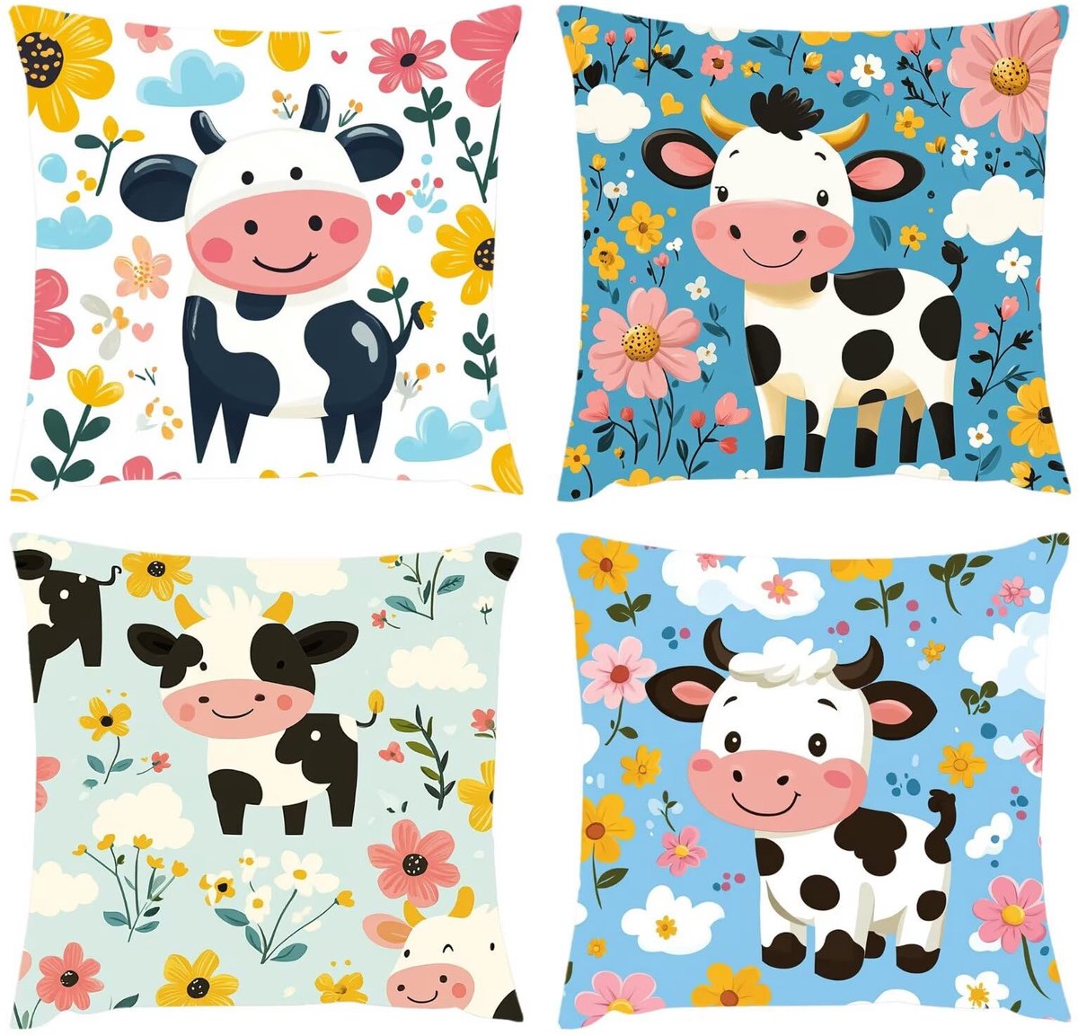 50 x 50 cm, landelijk outdoor kussen, weerbestendig, dier, sofakussen, decoratief kussen, vierkant, kussensloop, fluweel, tuinkussen, voor bank, bed, slaapkamer, woonkamer, decoratie, S1