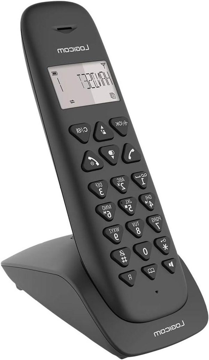 Draadloze Telefoon - Vaste telefoon - Thuis bellen - Met antwoordapparaat - 50 meter bereik - Zwart