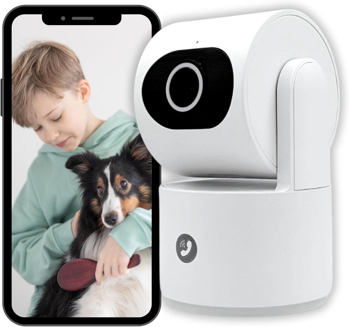 Binnen Camera - Wifi Camera - Huis Bewaken - Met Sirene - 3 MP - Wit