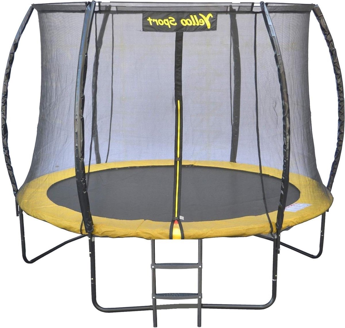 Tuin Trampoline - Springkussen Buiten - Buiten Spelen - Veiligheidsnet Inclusief - Ø 250 cm - Geel