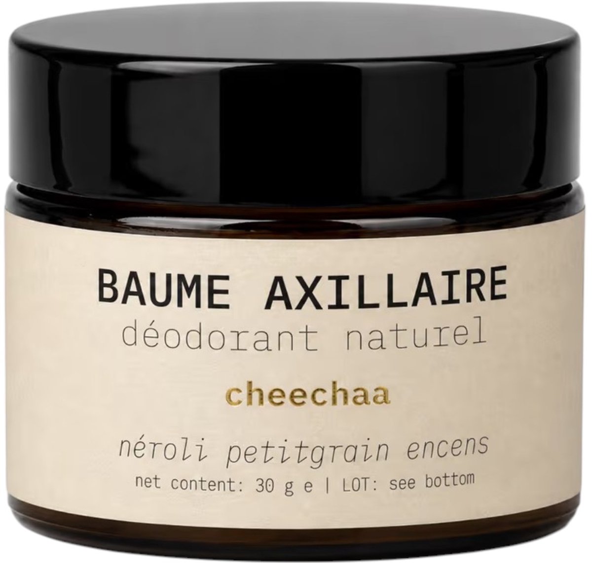 Cheechaa Neroli Petitgrain Encens | Natuurlijke Deodorant Balm | 30 g