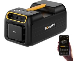 Mobiele airco 3500 BTU met app bediening, draagbare airconditioner, 5-in-1 koeling voor camping, camper en caravan